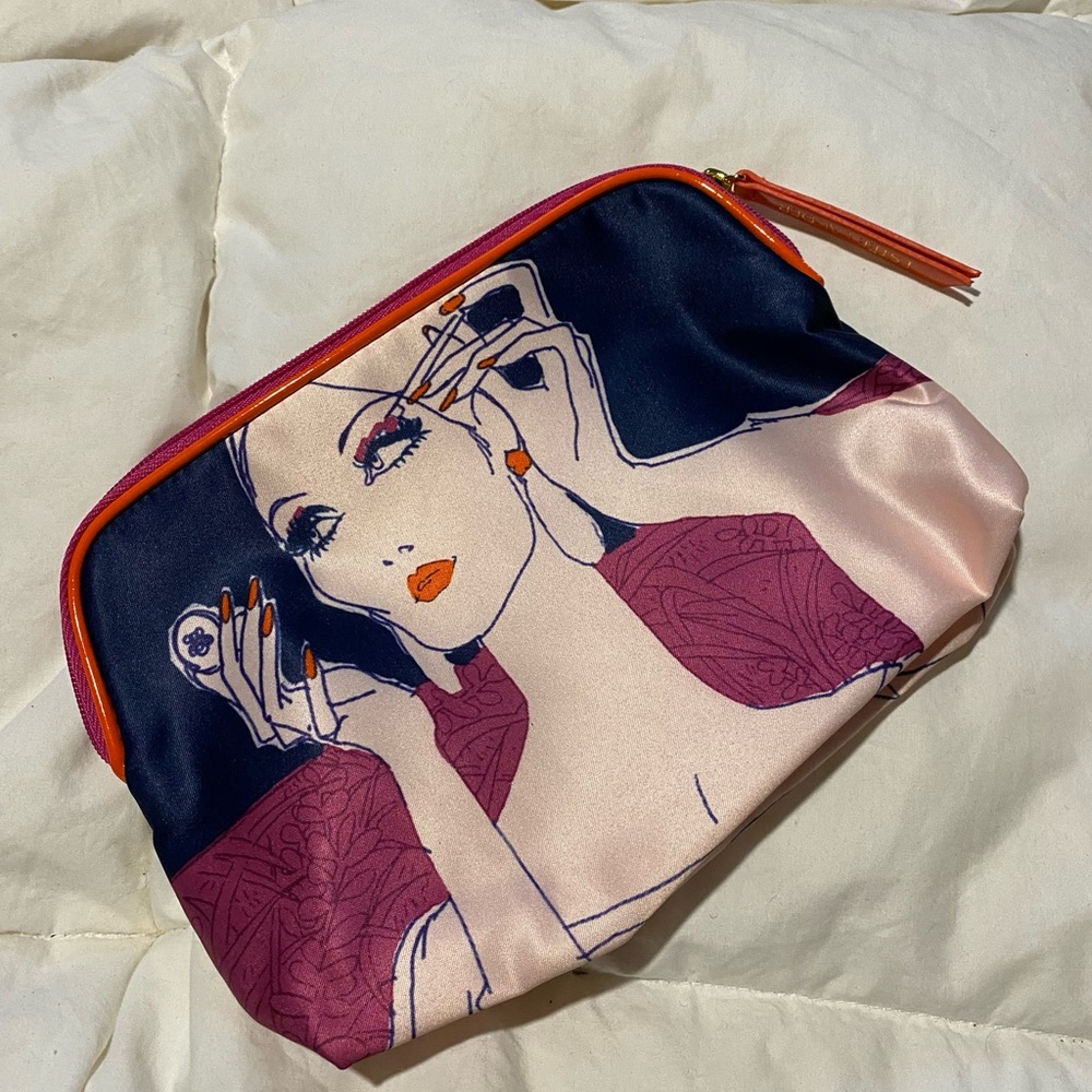 New make up bag - woman lady design - great condition